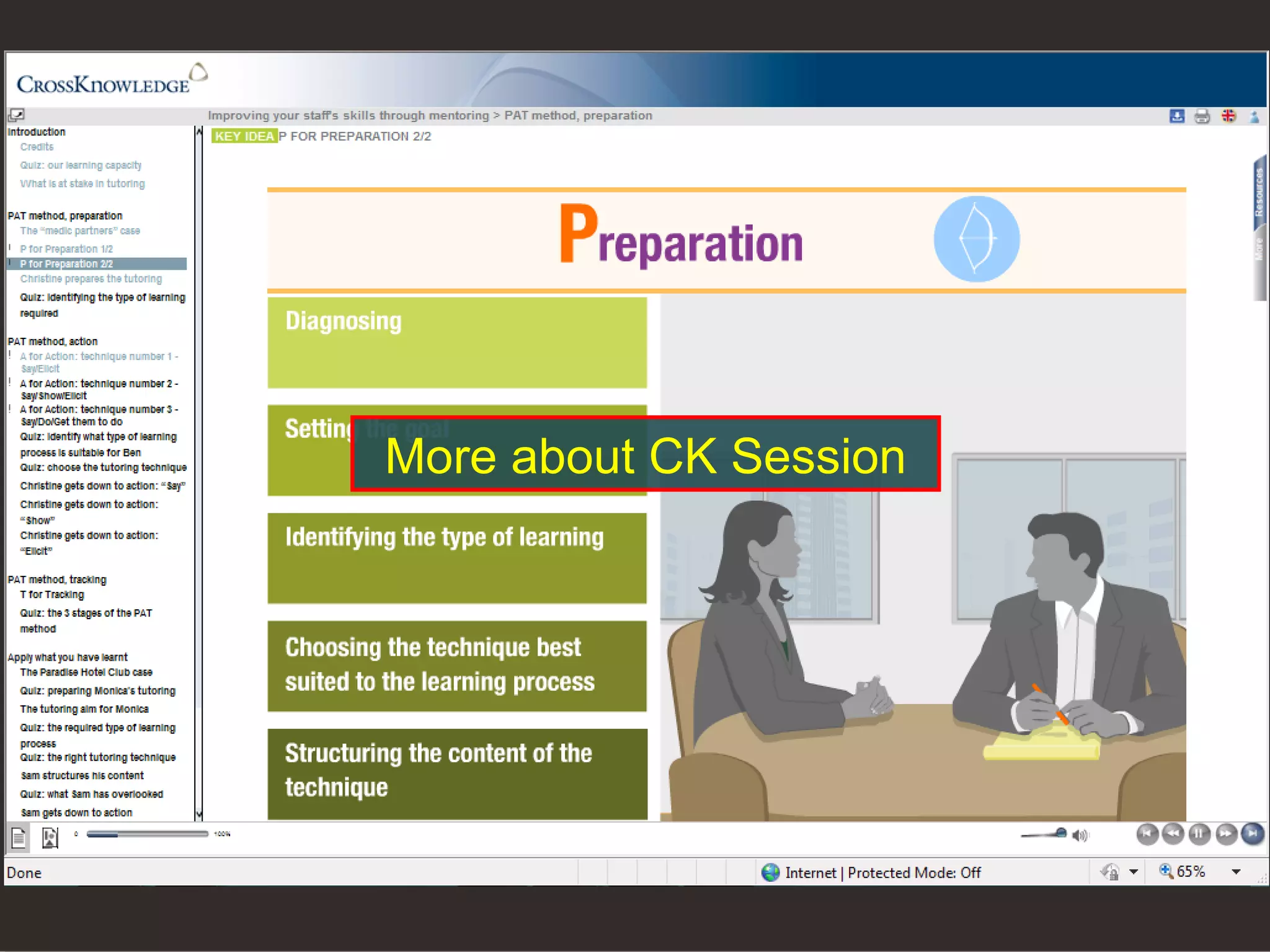 More about CK Session 