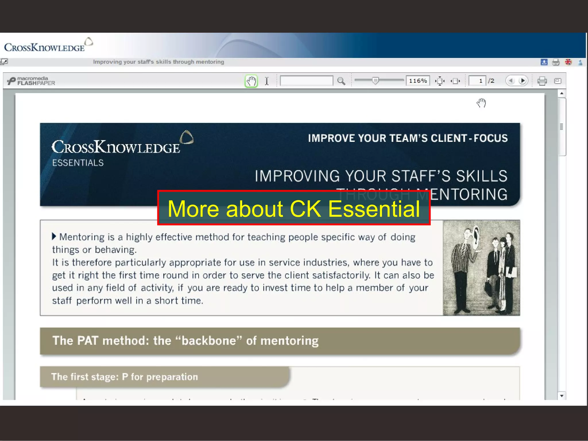 More about CK Essential 