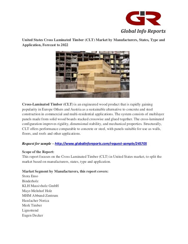 Cross Laminated Timber (CLT) Market Analysis Size, Share, Growth, Industry Demand, Forecast