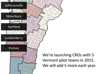 • Clearing culverts
• Stream bank plantings
• Rain barrel installation
• Emergency preparedness kit distribution
• River corridor analysis
• Neighborhood readiness groups
• DIY resilience workshops
• …and so many more…
Potential projects include:
 