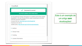 Este é um exemplo de
um artigo sem
atualizações!
 