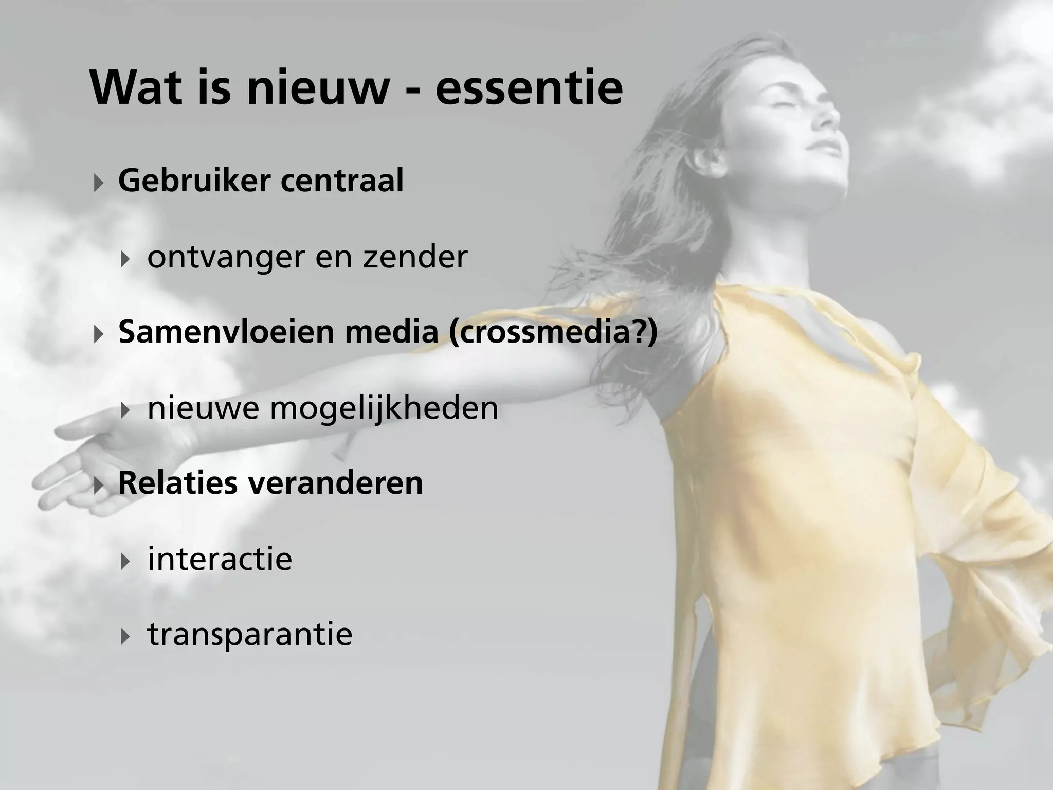 Crossmedia en de dagelijkse realiteit