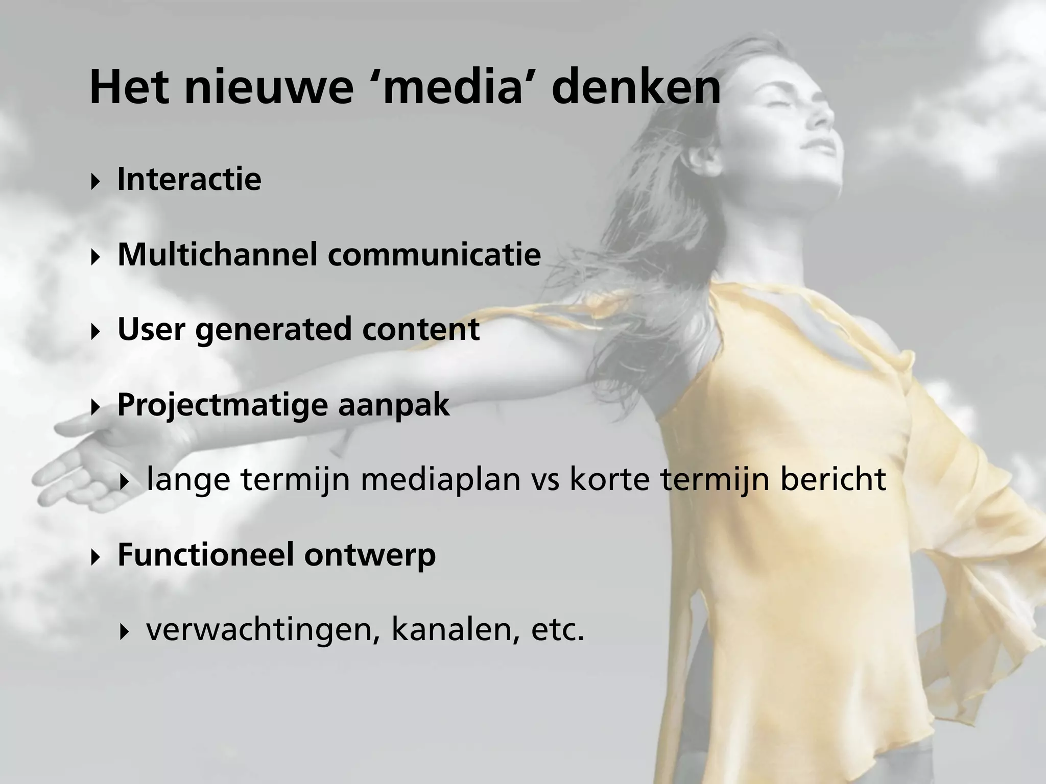 Crossmedia en de dagelijkse realiteit