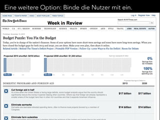 Eine weitere Option: Binde die Nutzer mit ein. 
 