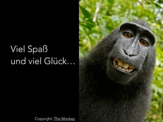Viel Spaß 
und viel Glück… 
Copyright: The Monkey 
 