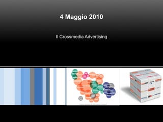 4 Maggio 2010 Il Crossmedia Advertising 