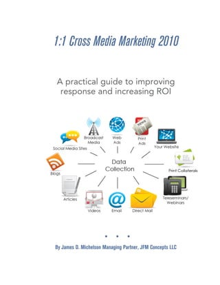 1:1 Cross Media Marketing 2010

A practical guide to improving
 response and increasing ROI




By James D. Michelson Managing Partner, JFM Concepts LLC
 