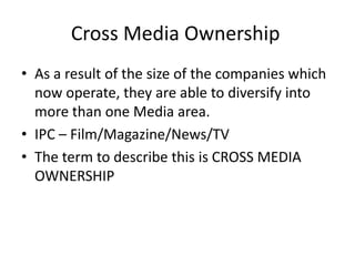 Cross media ownership | PDF