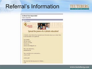 Referral’s Information 