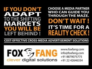 FOXFANG Cross Media Advertisement