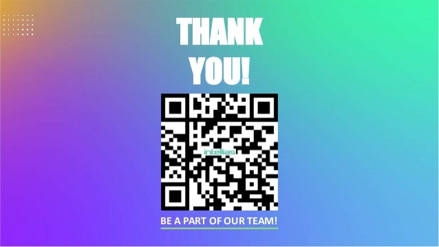 THANK
YOU!
BE A PART OF OUR TEAM!
 