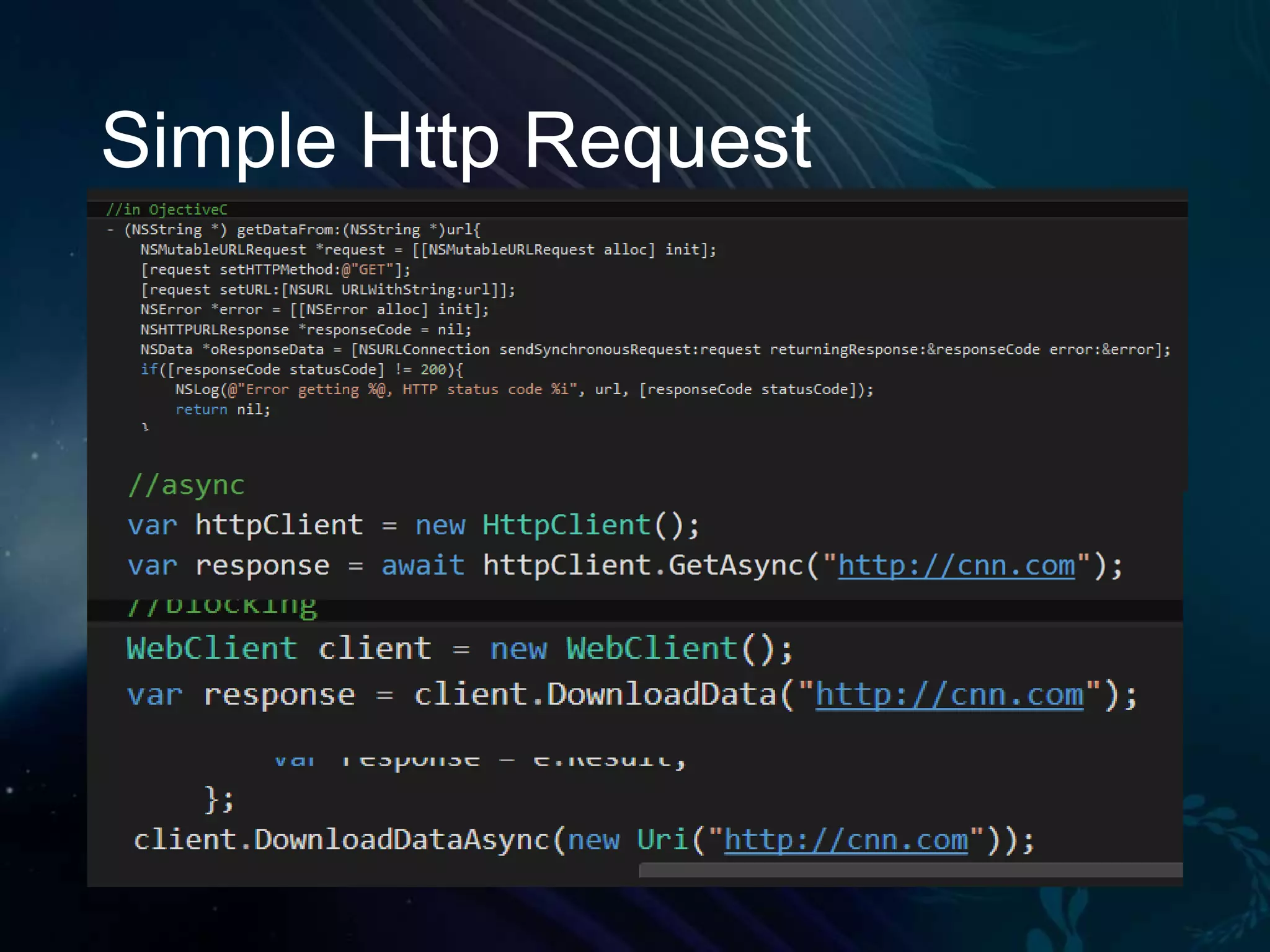 Simple Http Request 