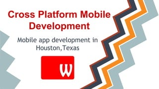 Cross Platform Mobile
Development
Mobile app development in
Houston,Texas
 