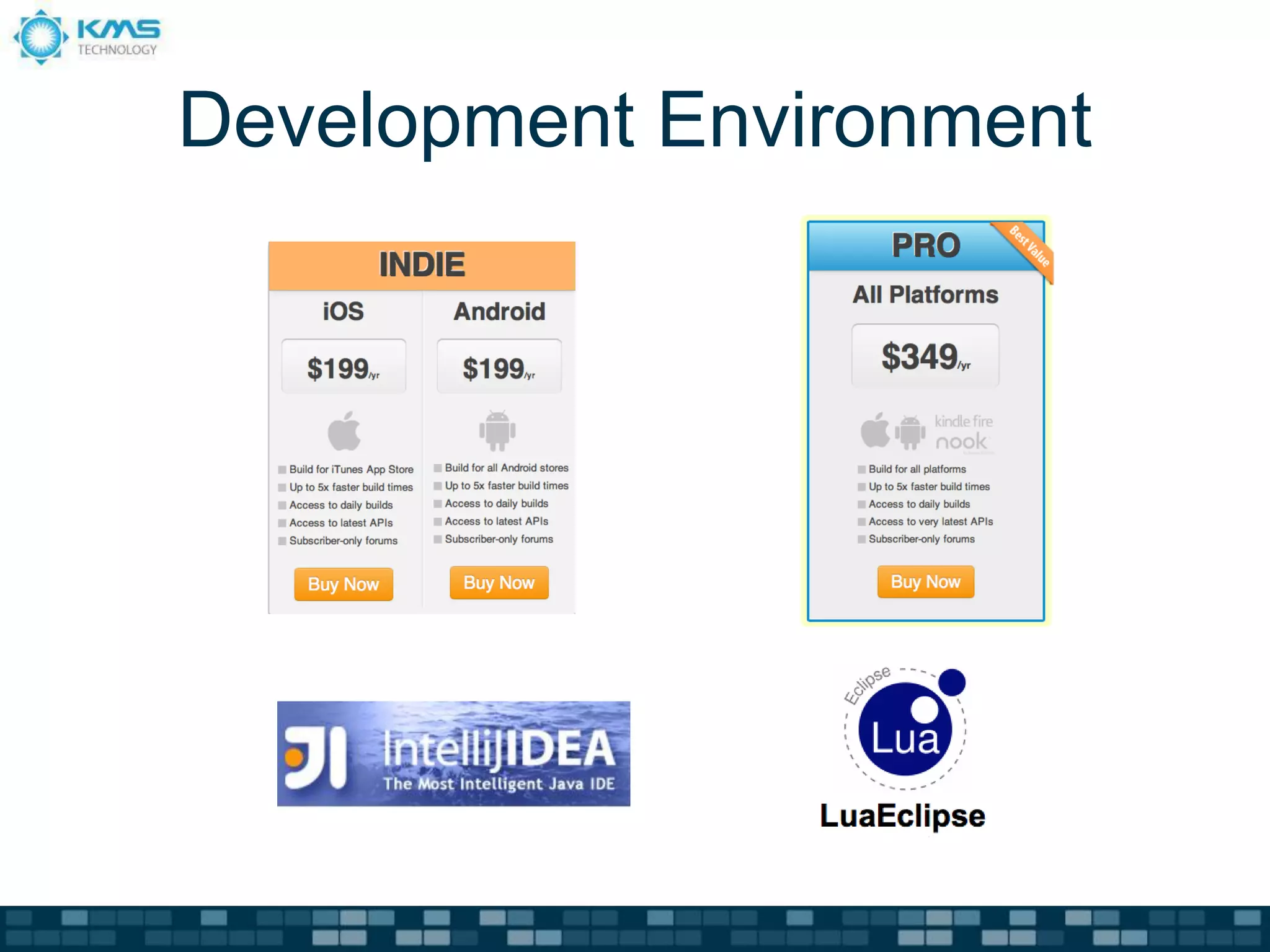 Development Environment
 