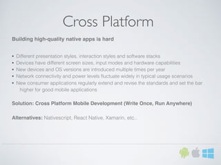 Cross Platform Mobile Development | PDF