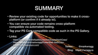 Developing and Testing Cross Compatible Modules with PowerShell Core ...