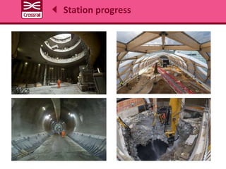 Station progress
 