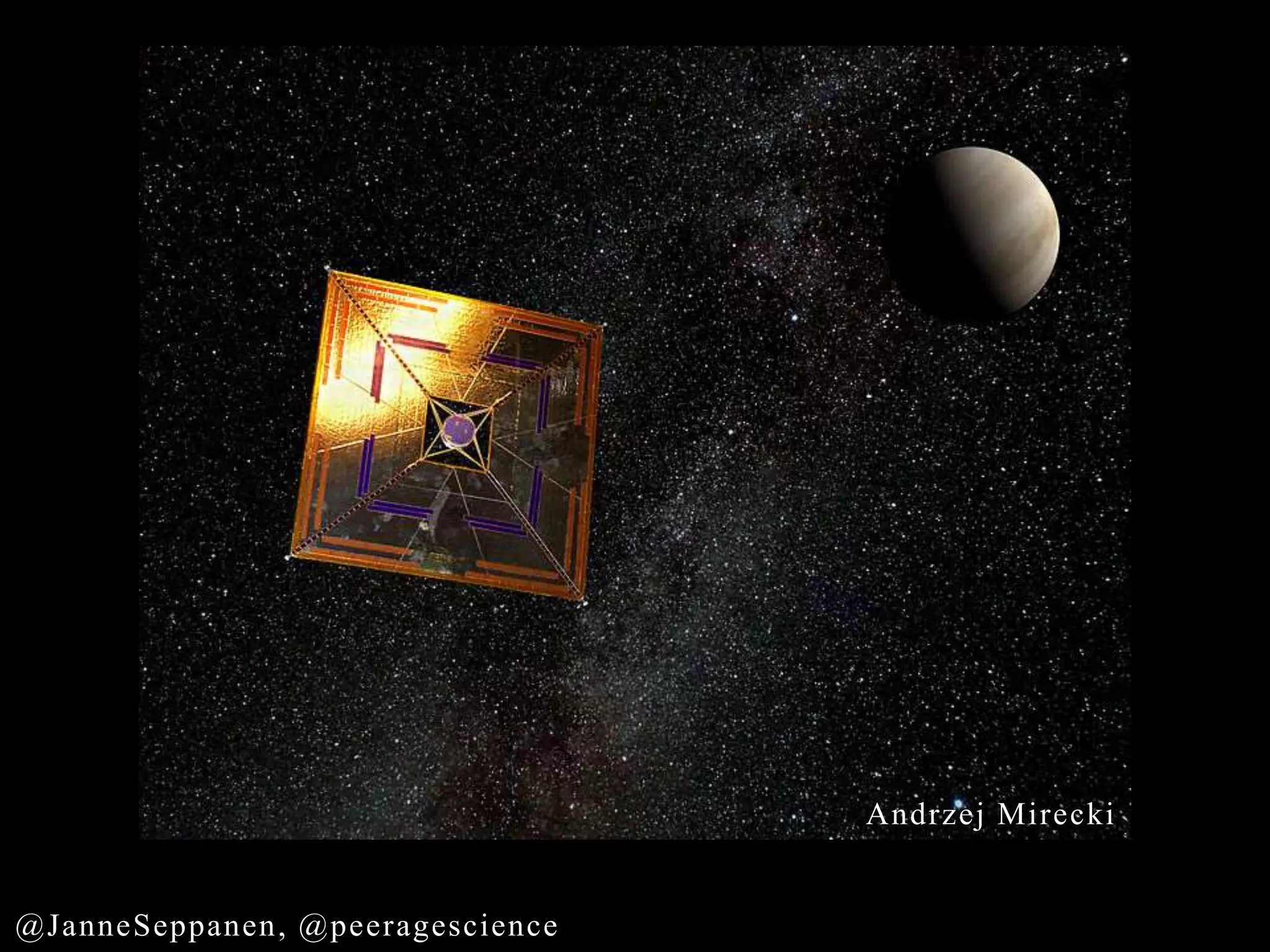 Andrzej Mirecki
@JanneSeppanen, @peeragescience
 