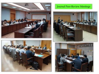 Journal Peer-Review Meetings
 