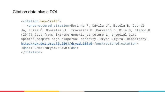 Crossref DataCite joint data citation webinar