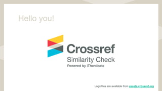 Hello you!
Logo files are available from assets.crossref.org
 