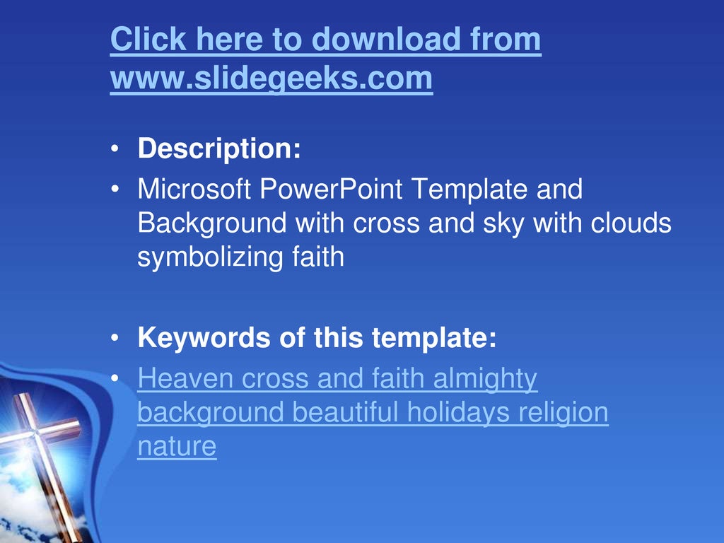 cross-religion-children-ppt-templates