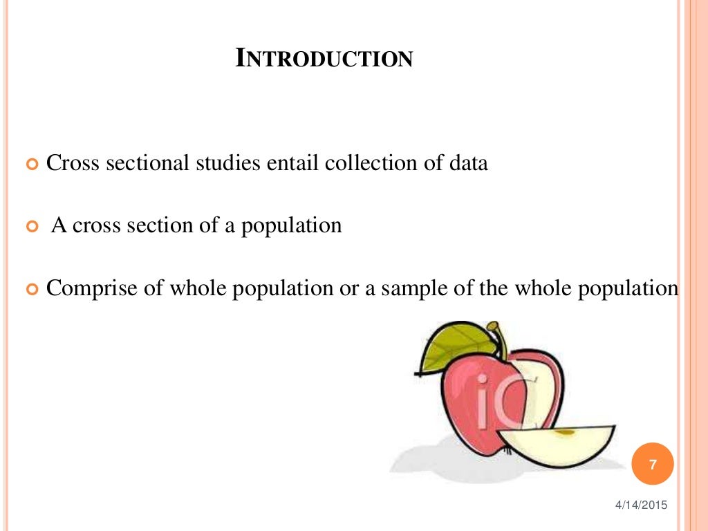 Cross sectional study