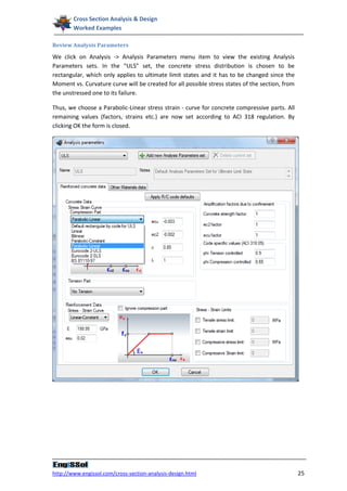 Cross section analysis and design: Worked examples | PDF