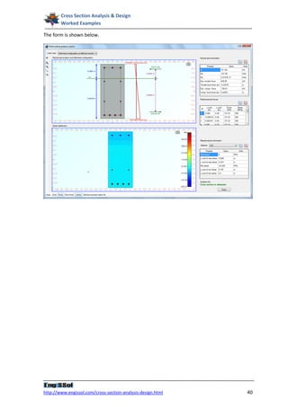 Cross section analysis and design: Worked examples | PDF