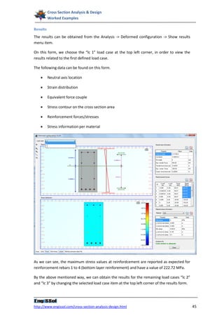 Cross section analysis and design: Worked examples | PDF