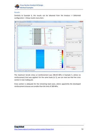 Cross section analysis and design: Worked examples | PDF