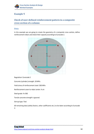 Cross section analysis and design: Worked examples | PDF