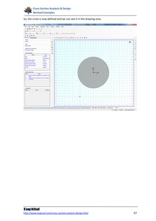 Cross Section Design Drawing Example Cross section analysis and design: Worked examples | PDF