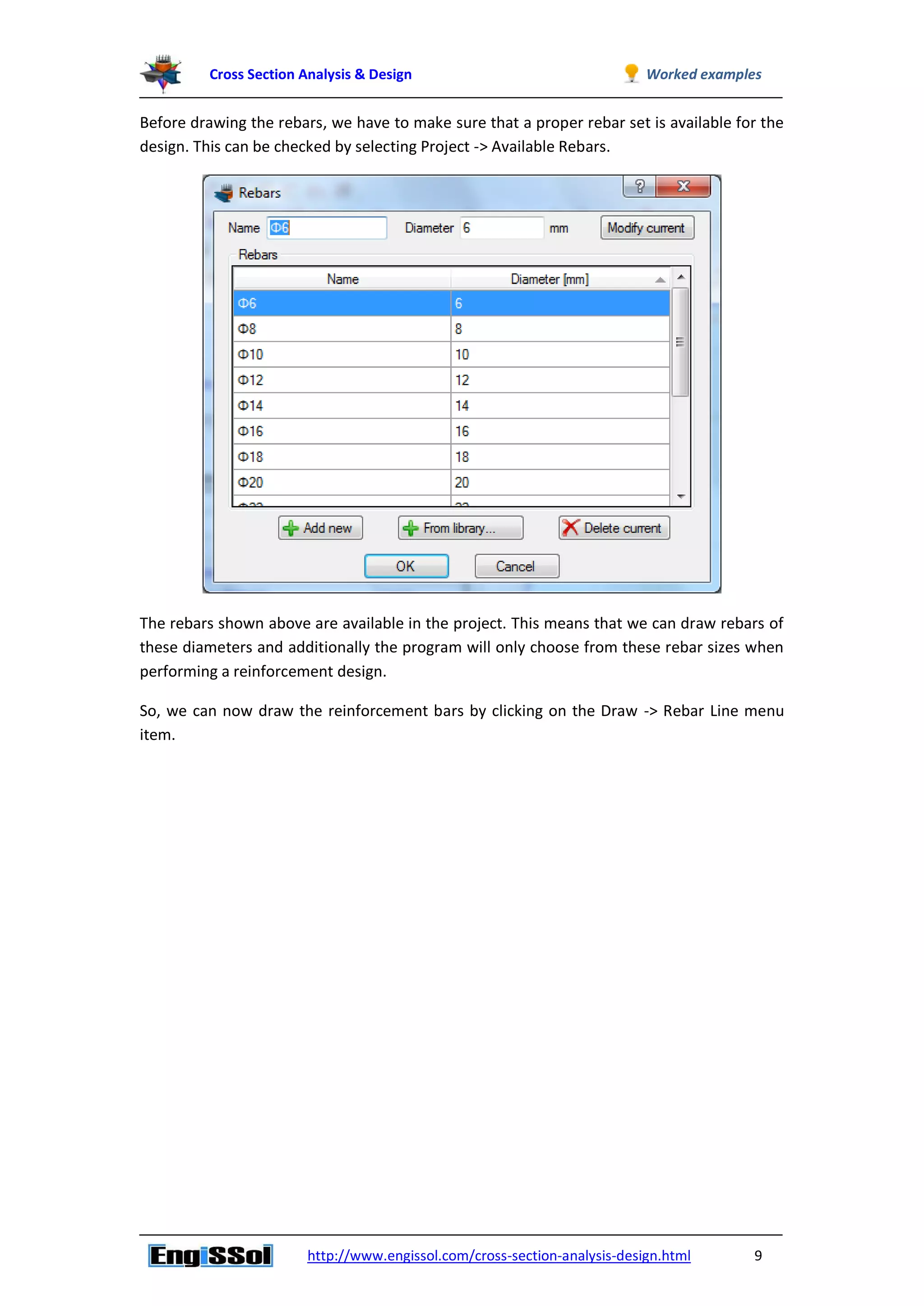 Worked examples for Cross section analysis and design software | PDF