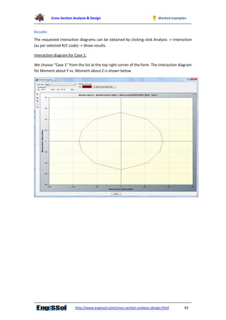Worked examples for Cross section analysis and design software | PDF