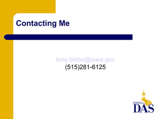 Contacting Me [email_address] (515)281-6125 