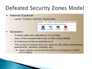 Cross site scripting | PPTX