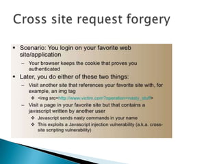 Cross site scripting | PPTX