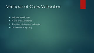 Cross Validation and Hyperparameter Tuning.pptx