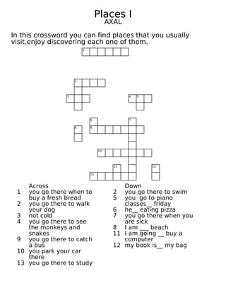 Crossword places 1