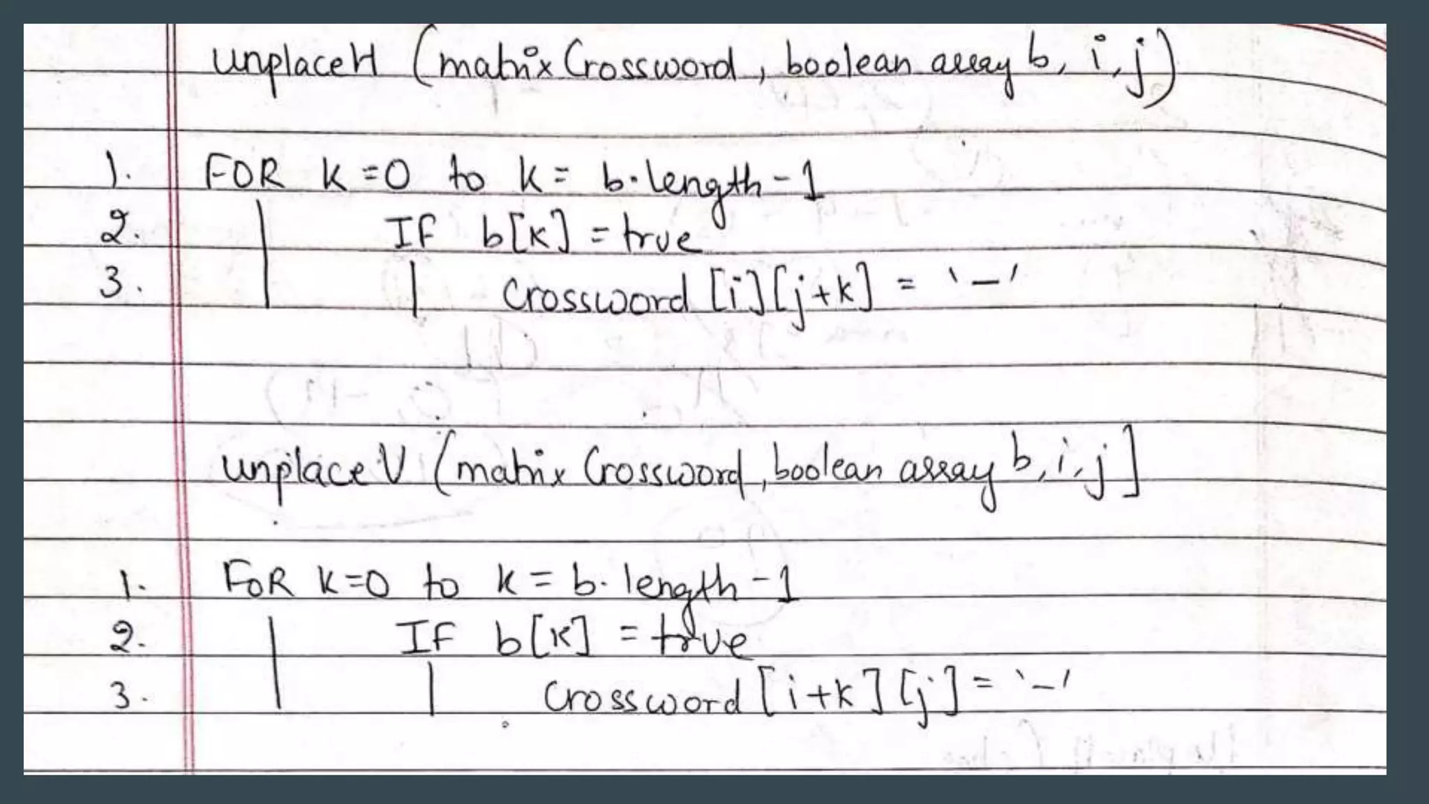 Crossword puzzle Using Backtracking in Java | PPT