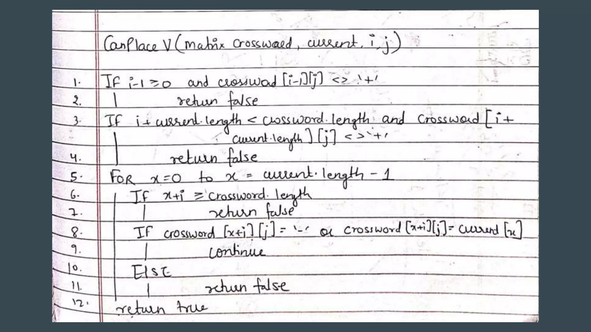Crossword puzzle Using Backtracking in Java | PPT
