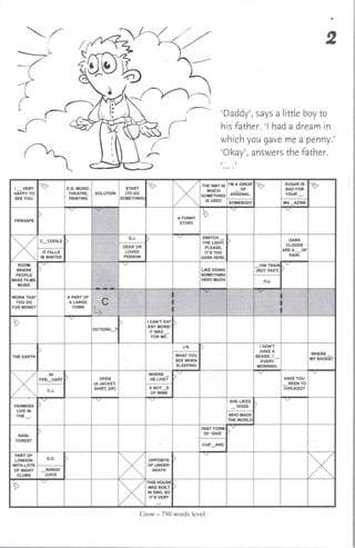 Crossword puzzles for students (750 word level)v | PDF
