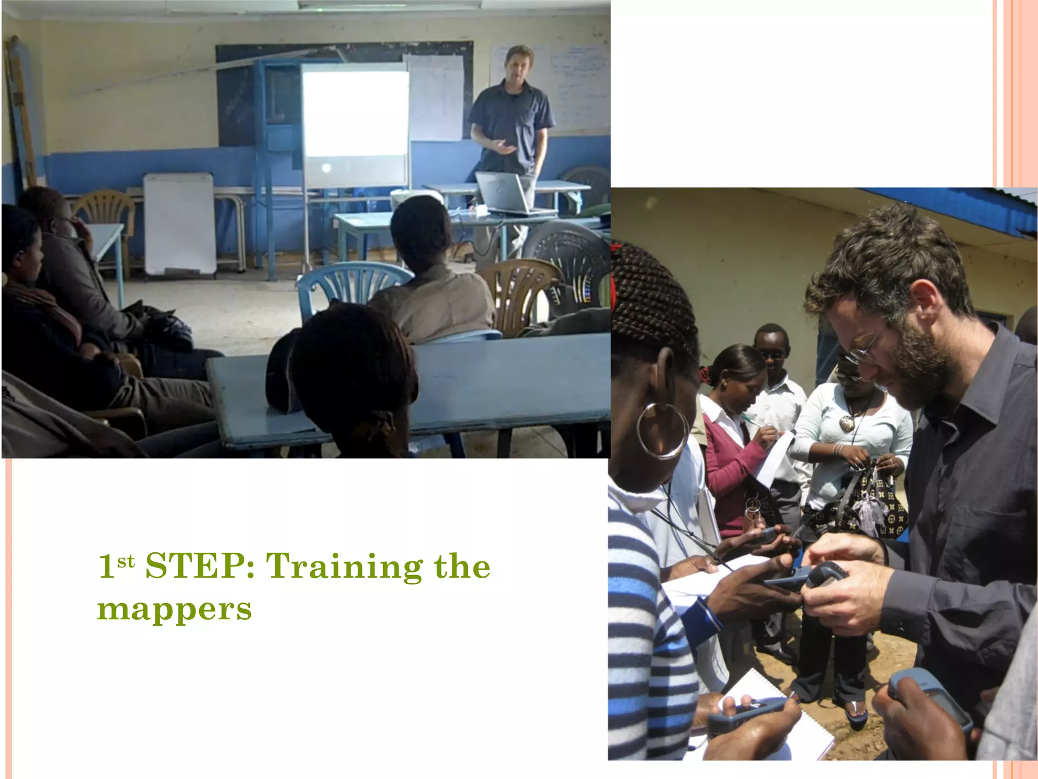 1 st  STEP: Training the mappers 