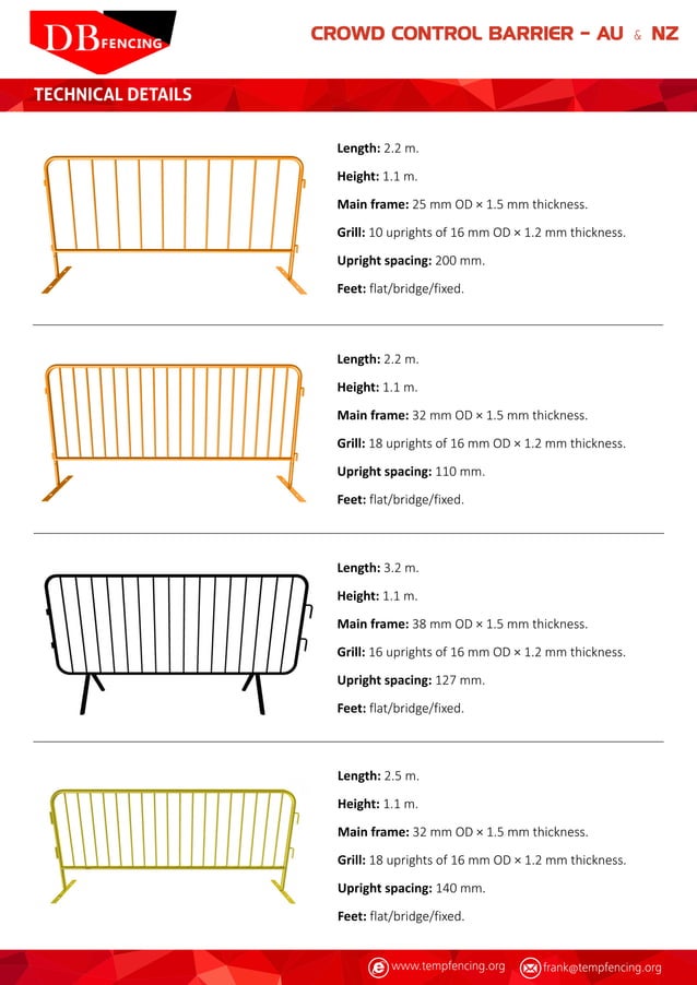 Crowd controlbarriercatalog PDF