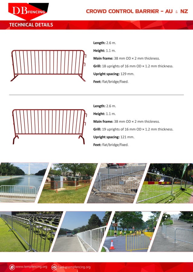 Crowd controlbarriercatalog PDF