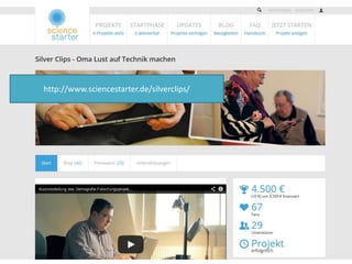 http://www.sciencestarter.de/silverclips/
 