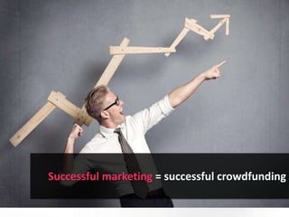 Successful marketing = successful crowdfunding
 