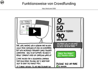 Funktionsweise von Crowdfunding 
http://xkcd.com/1055/ 
 