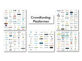 Crowdfunding-
Plattformen
 